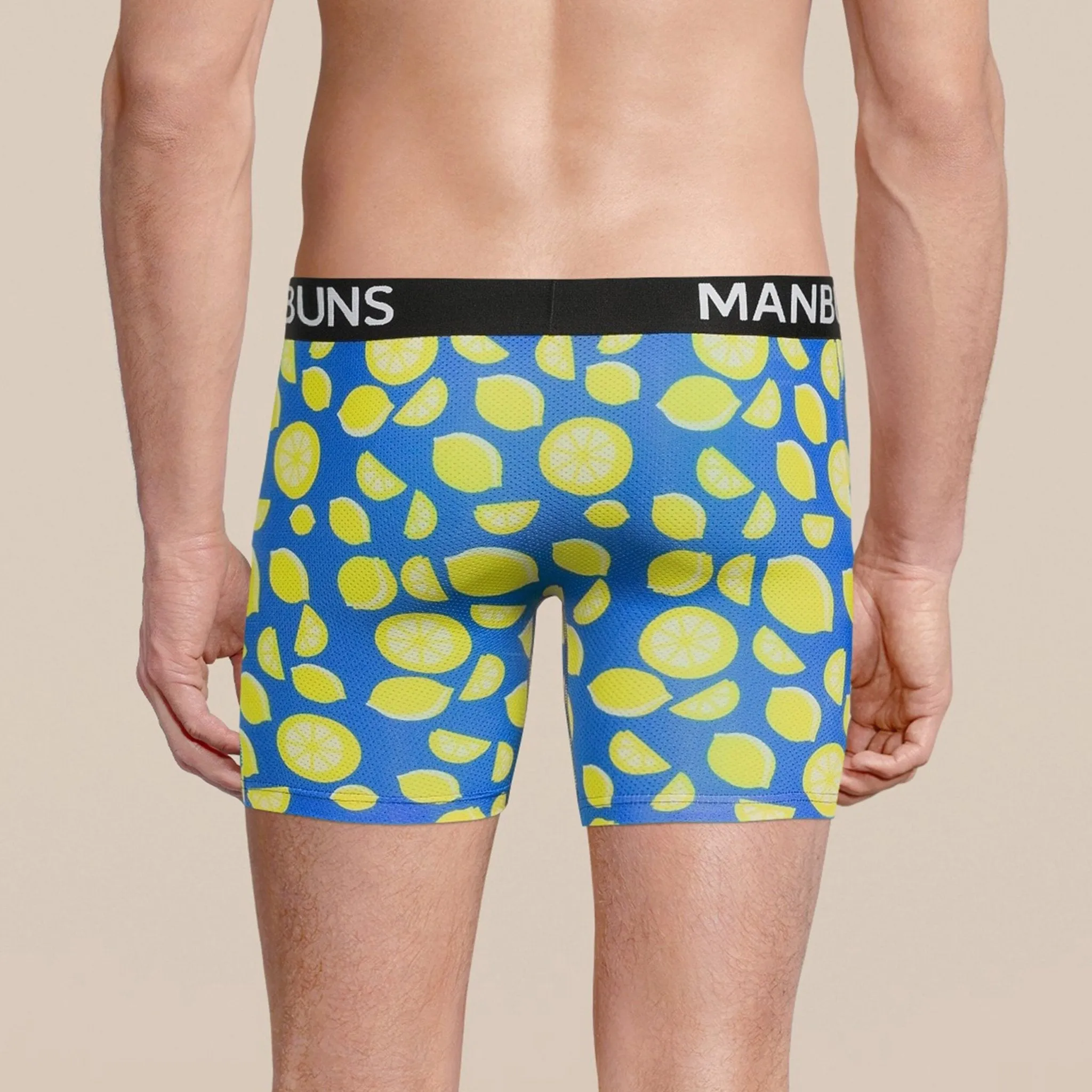 Men's Lemon Boxer Brief Underwear