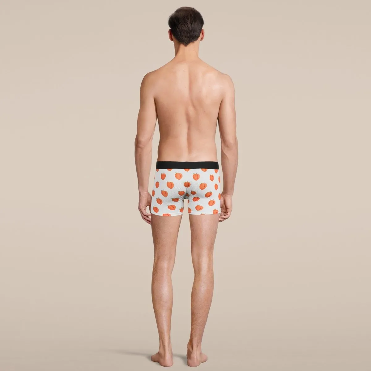 Men's Peach Boxer Trunk Underwear with Pouch