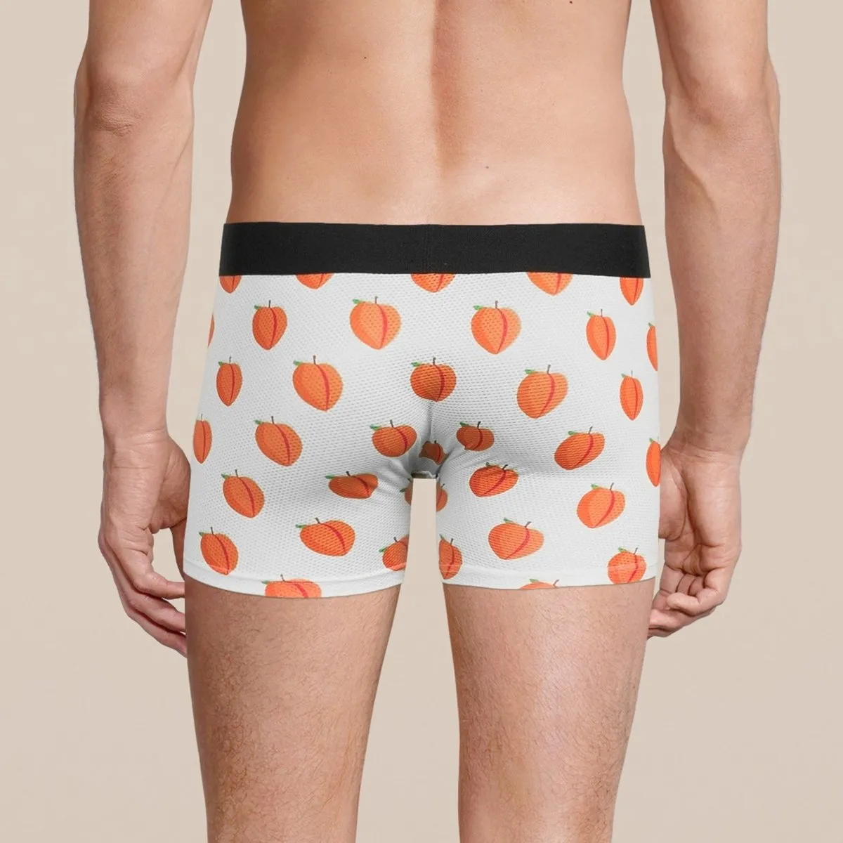 Men's Peach Boxer Trunk Underwear with Pouch