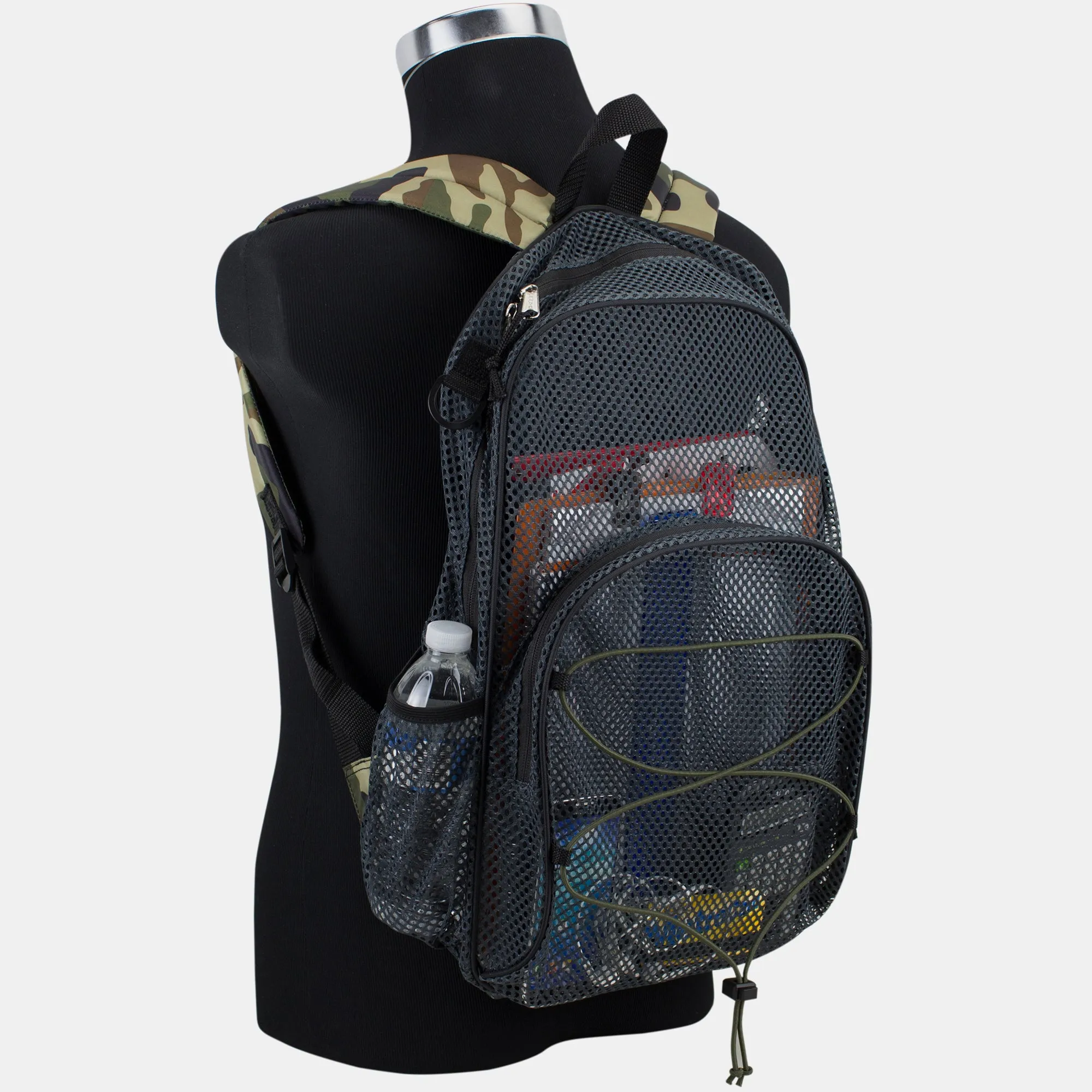 Mesh Bungee Backpack