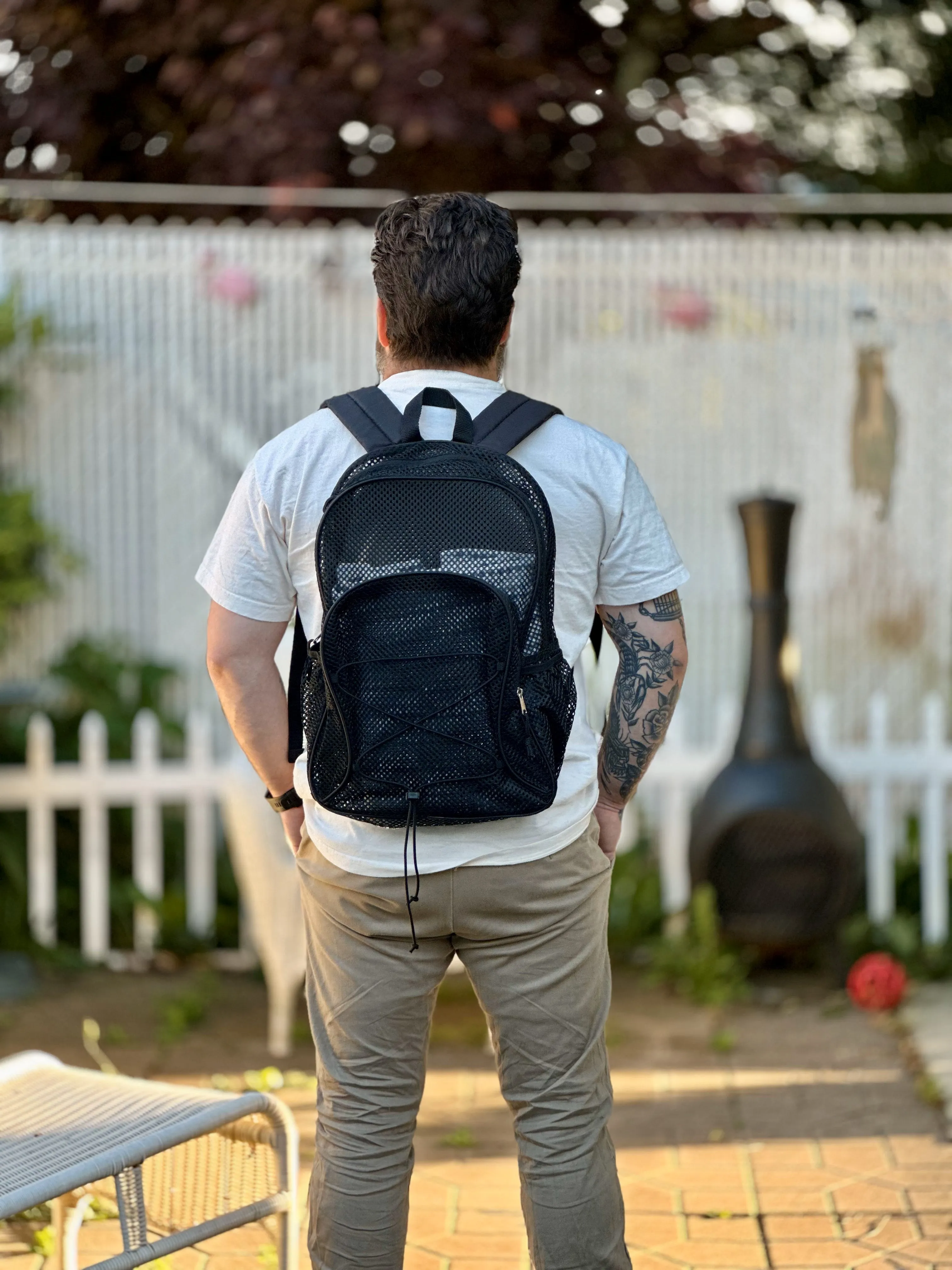 Mesh Bungee Backpack