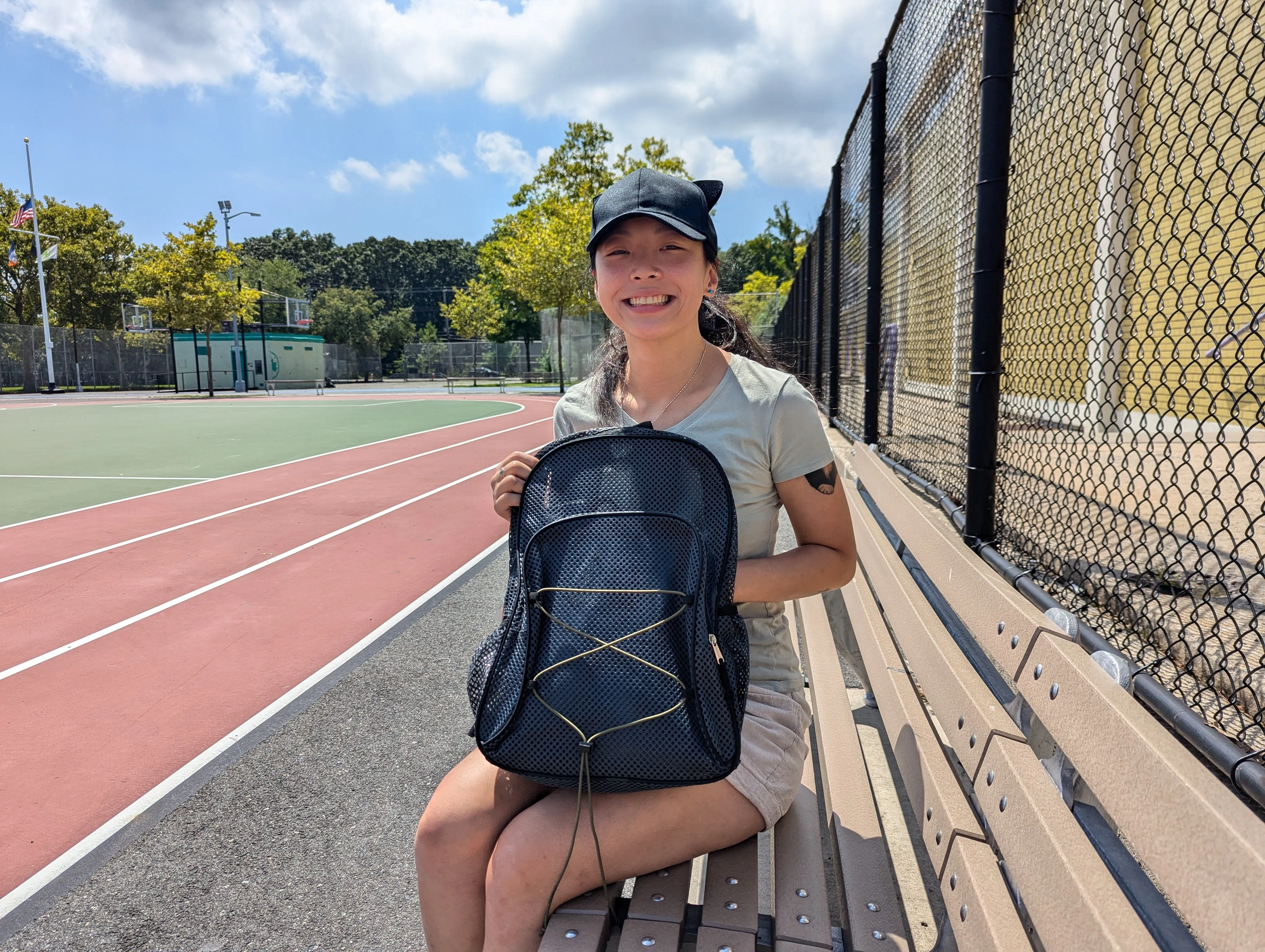 Mesh Bungee Backpack