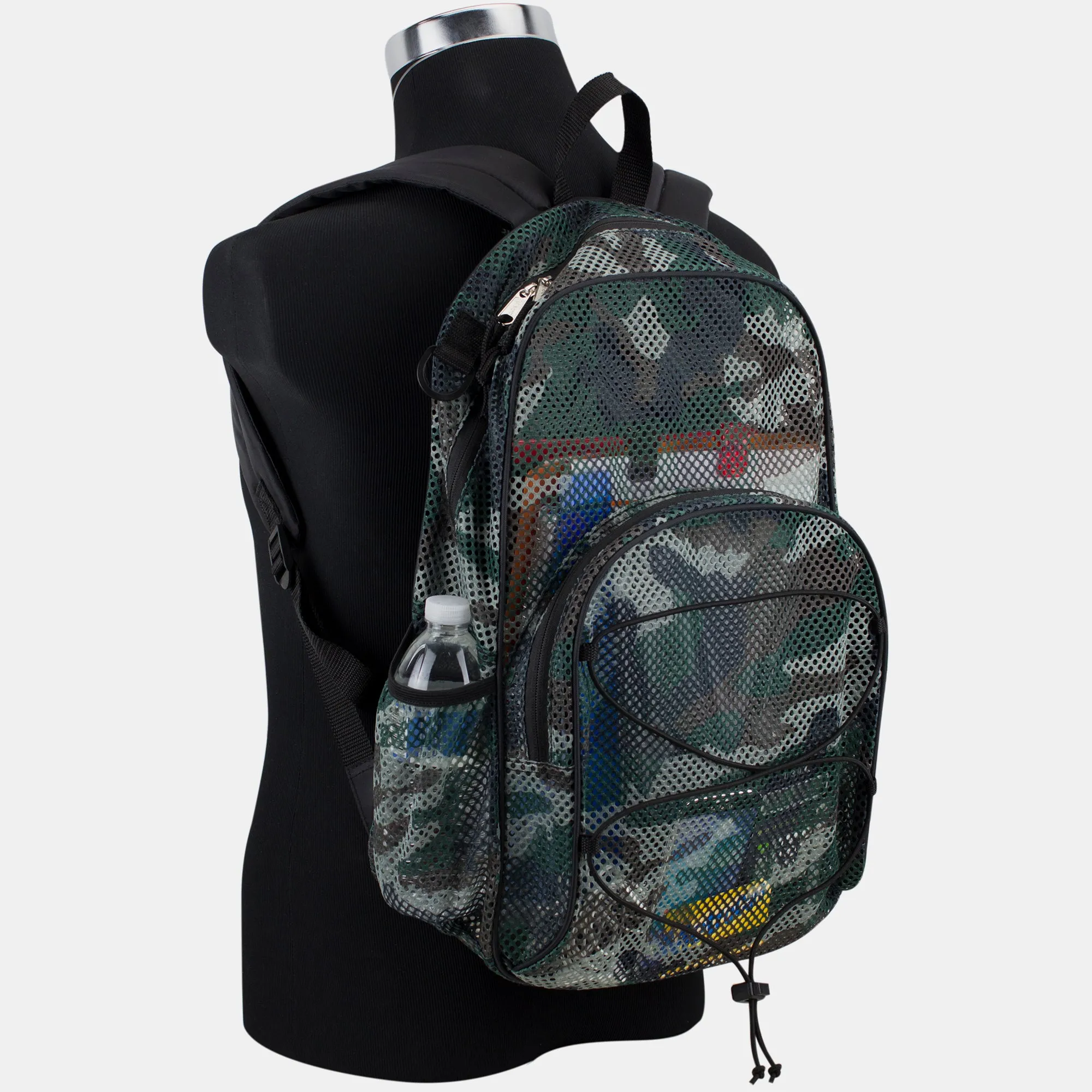 Mesh Bungee Backpack