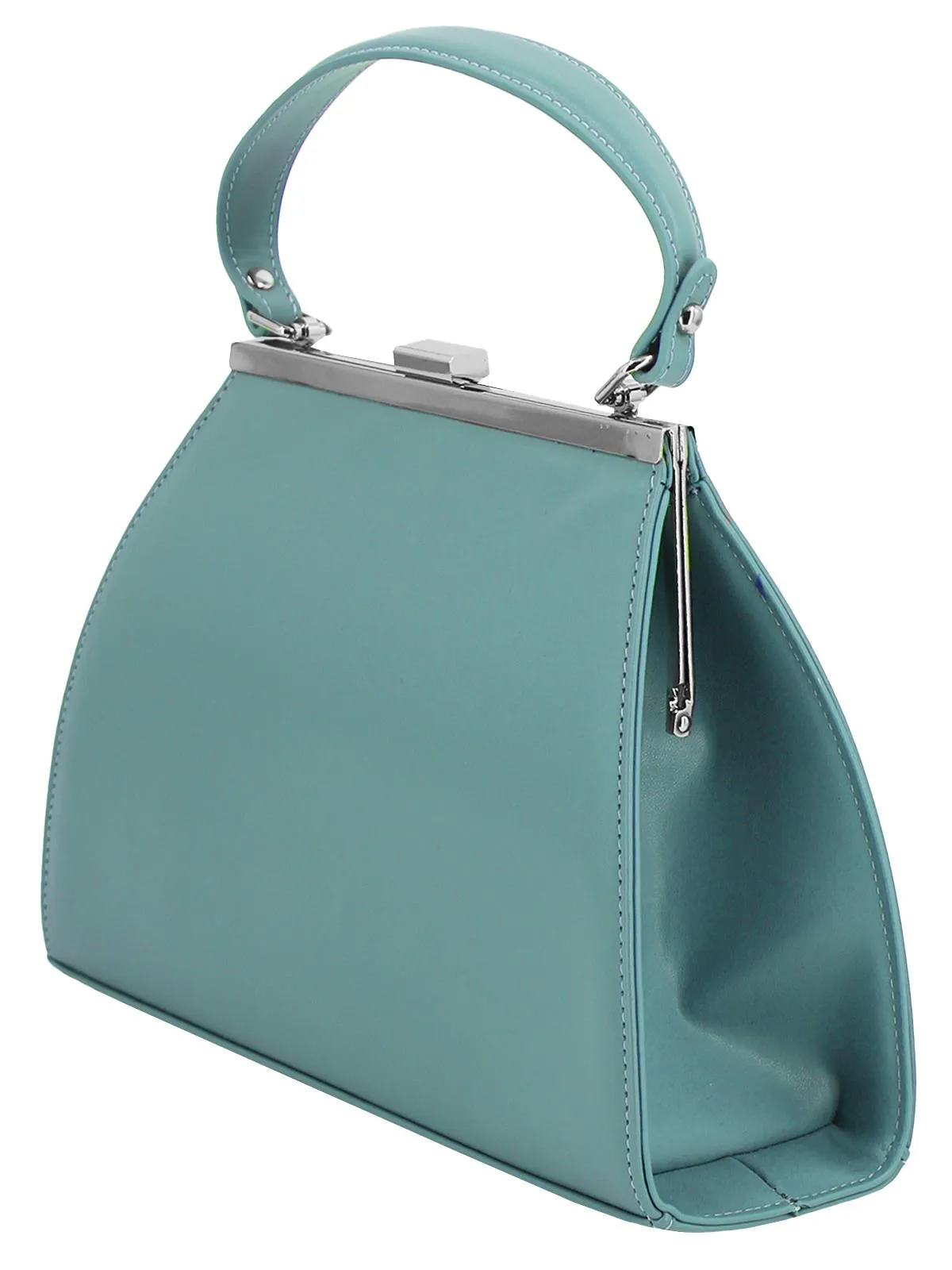 Midcentury Vintage Yesteryear Frame Bag - Jade Green