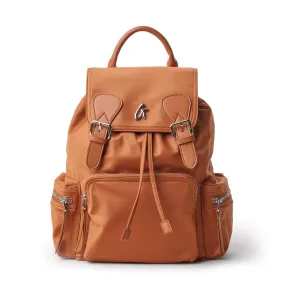 NYLON BACKPACK BROWN