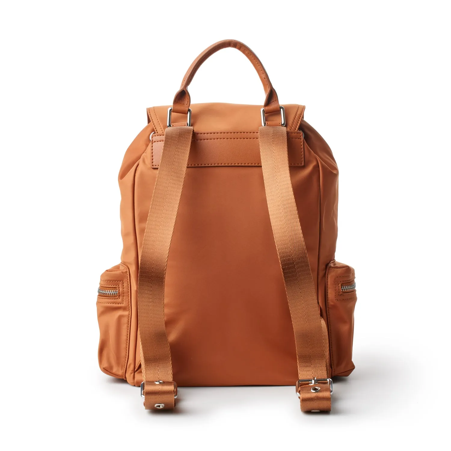 NYLON BACKPACK BROWN