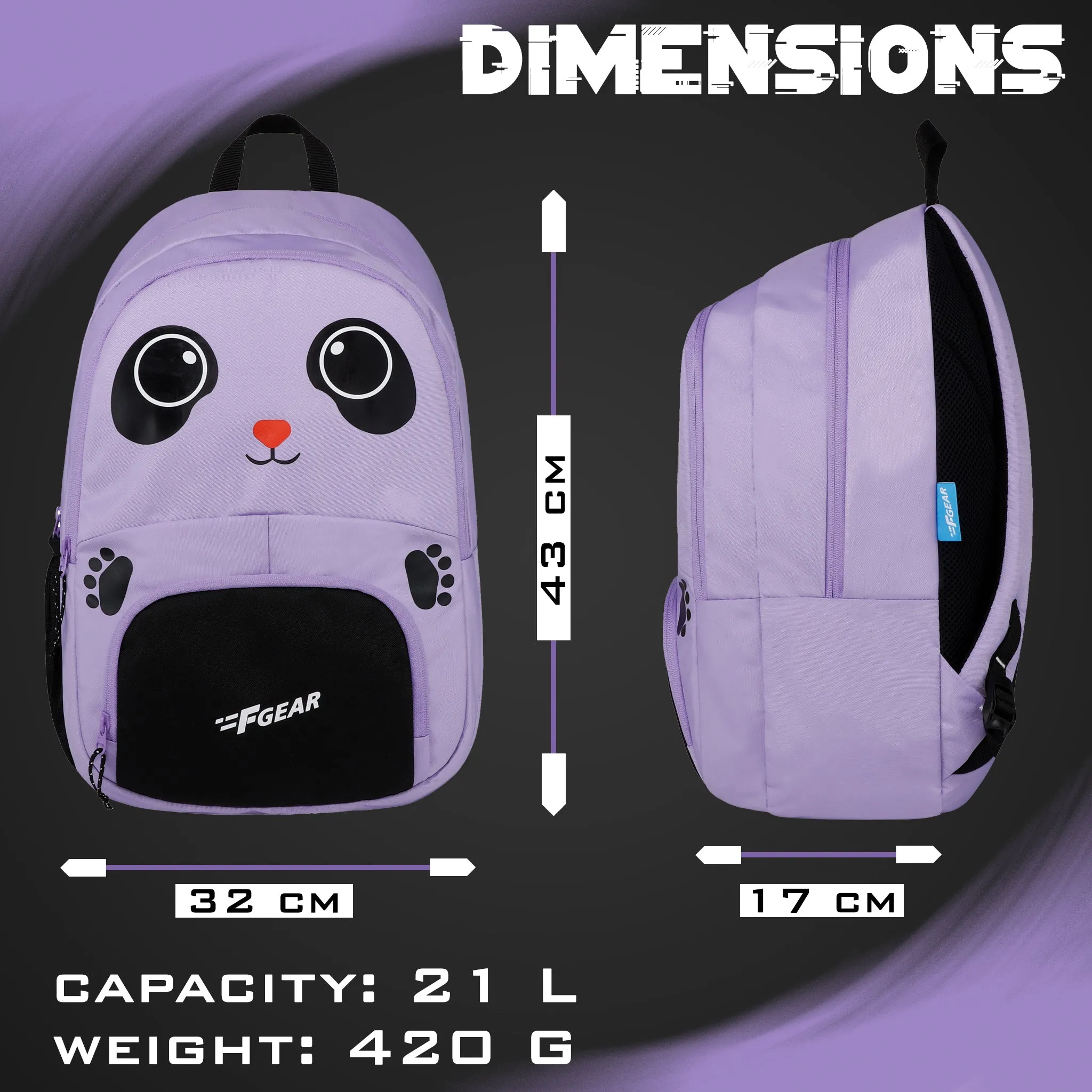 Paw 21L Lavender Backpack