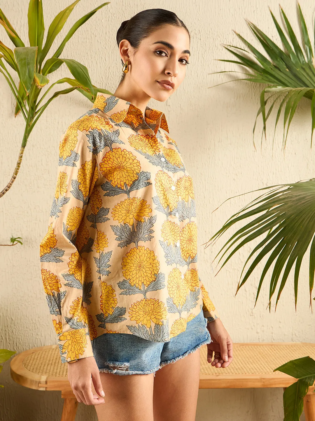 Printed Cotton Shirt