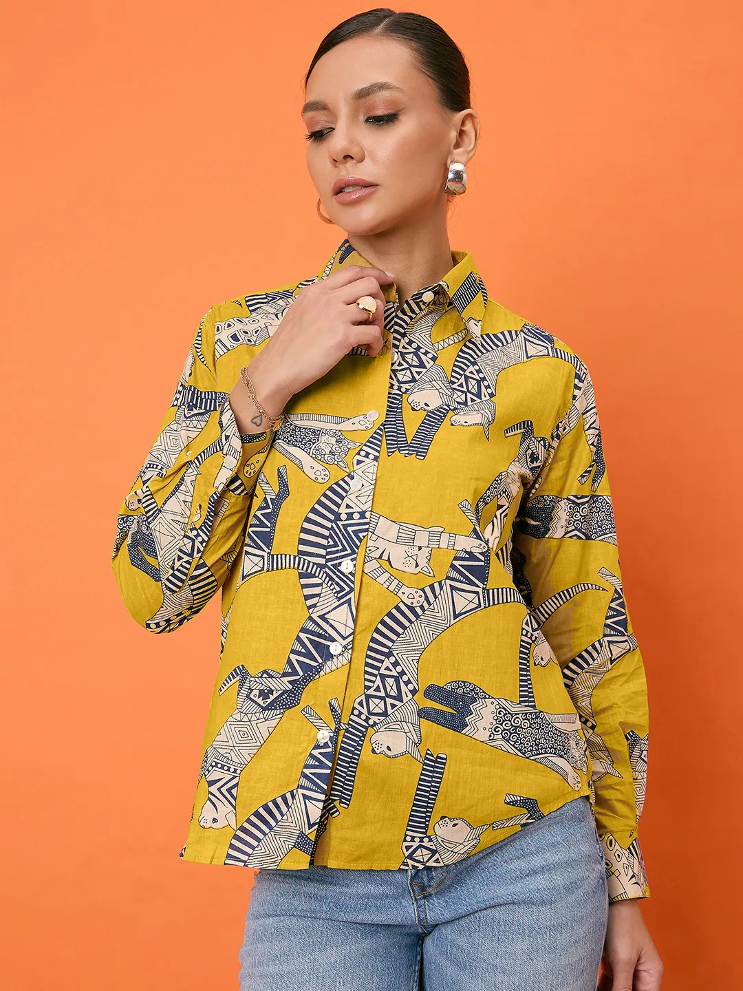 Printed Cotton Shirt