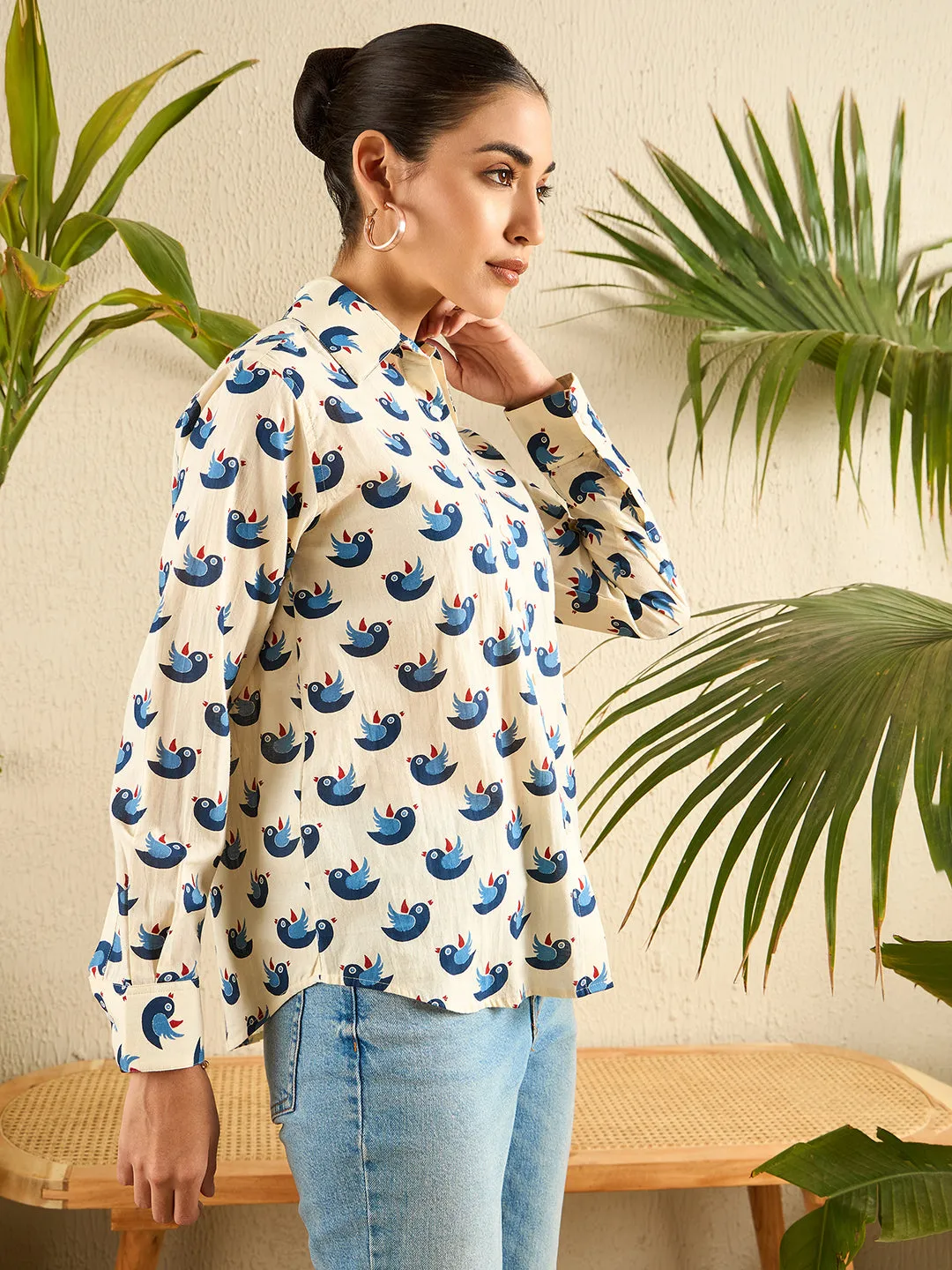 Printed Cotton Shirt