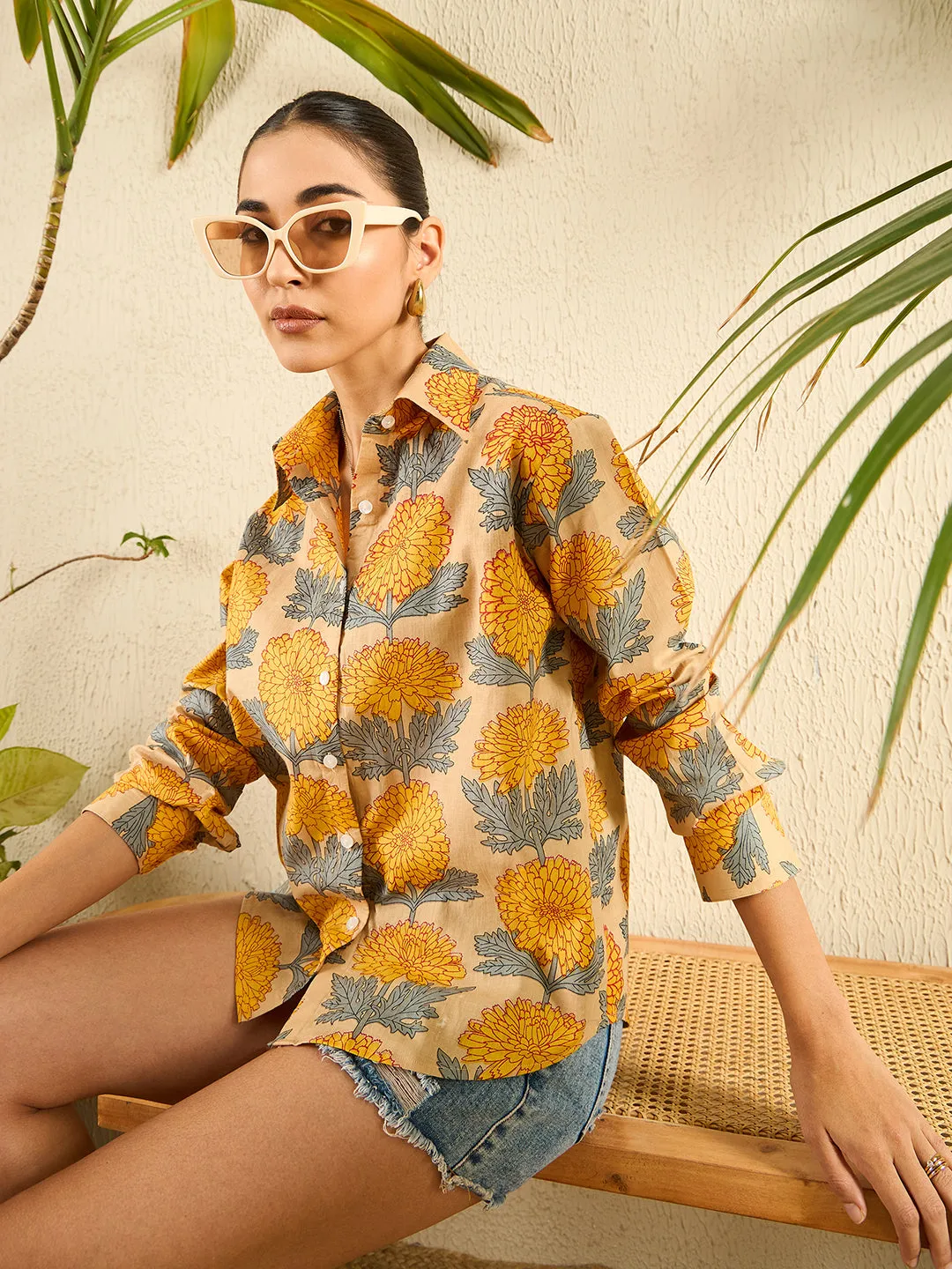 Printed Cotton Shirt