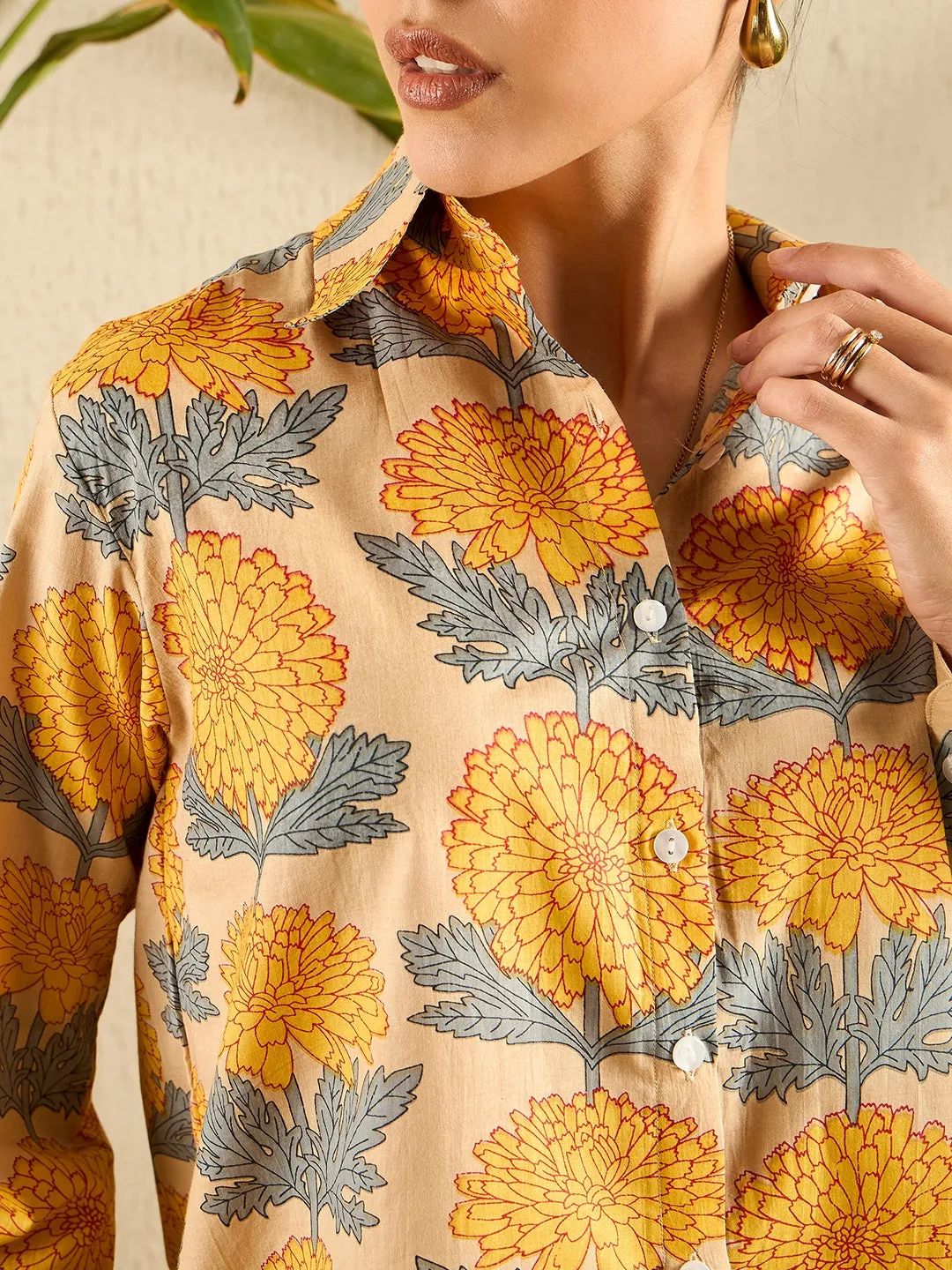 Printed Cotton Shirt