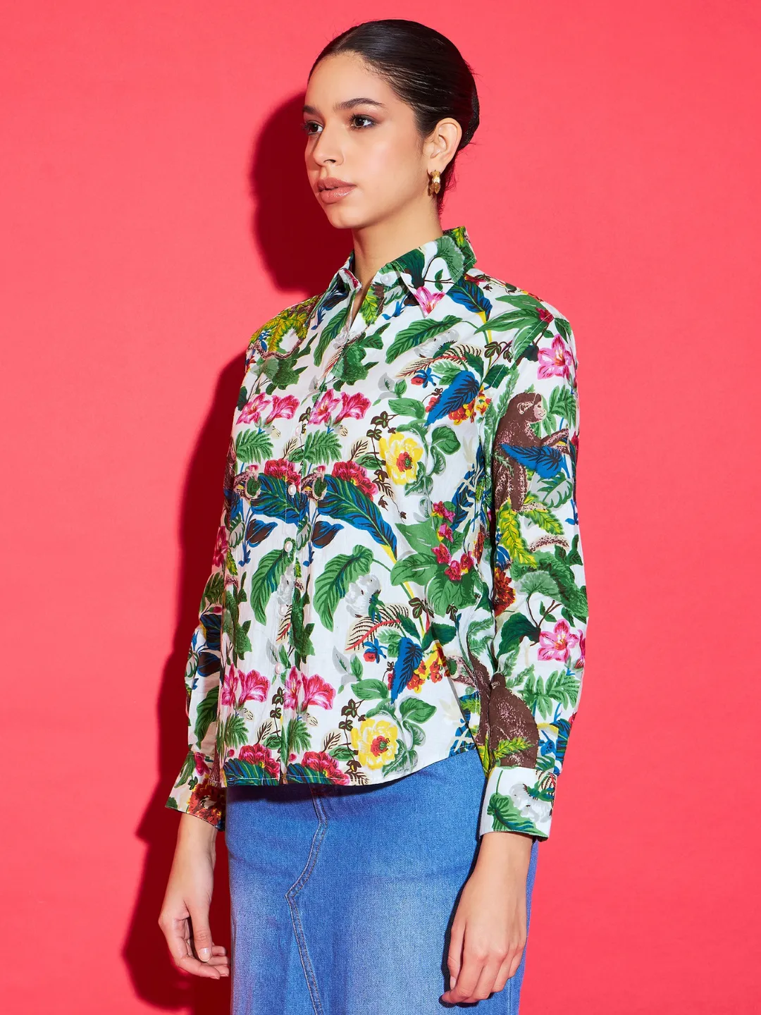 Printed Cotton Shirt