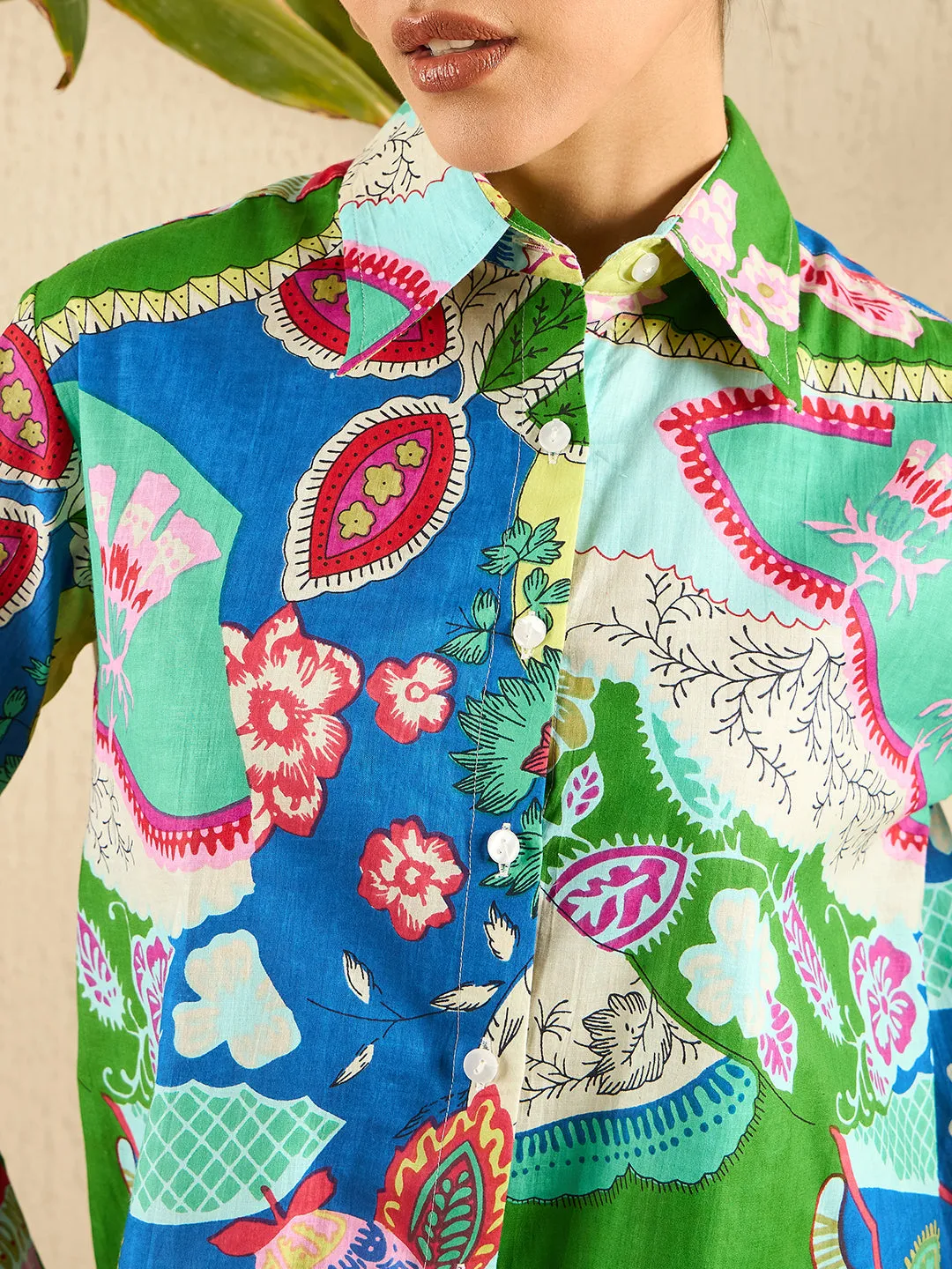 Printed Cotton Shirt