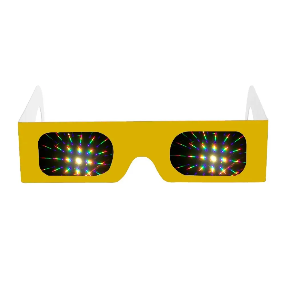 Prisms Diffraction Fireworks Glasses For Laser Shows, Raves, Lights