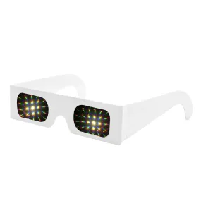 Prisms Diffraction Fireworks Glasses For Laser Shows, Raves, Lights