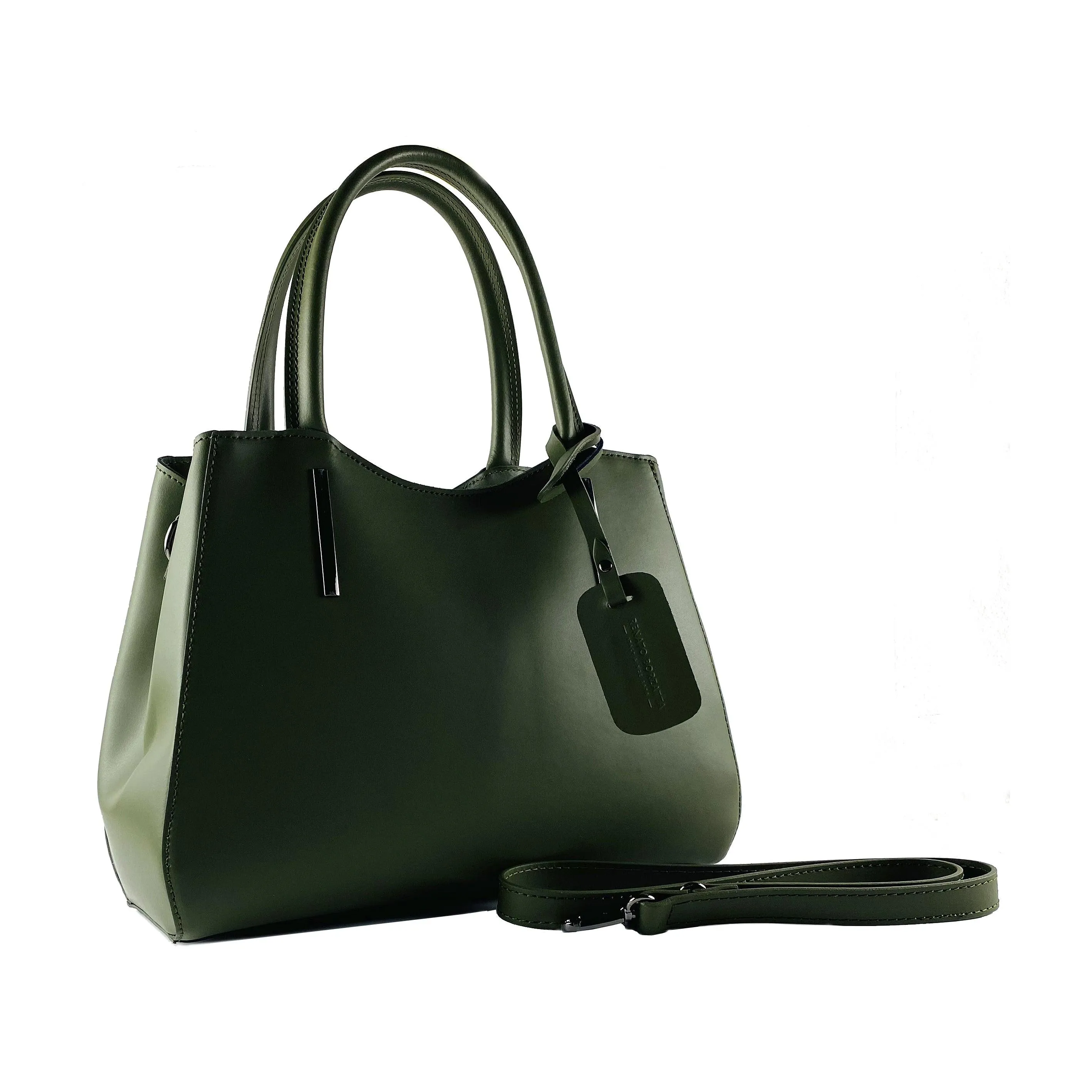 RB1004E | Women's Handbag in Genuine Leather | 33 x 25 x 15 cm