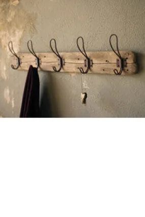 Recycled Wood Coat Rack