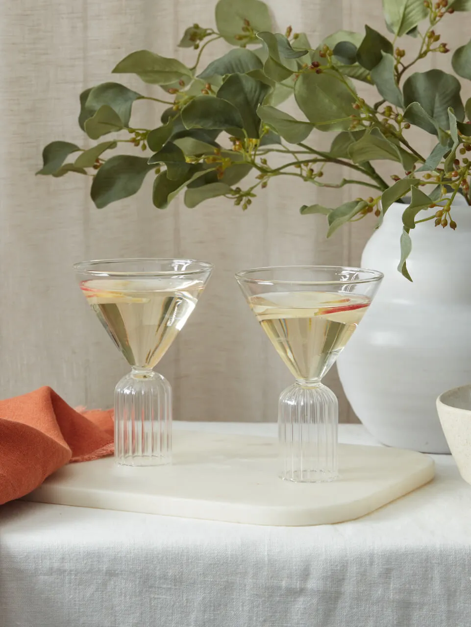 Set of 2 Cinco Martini Glasses