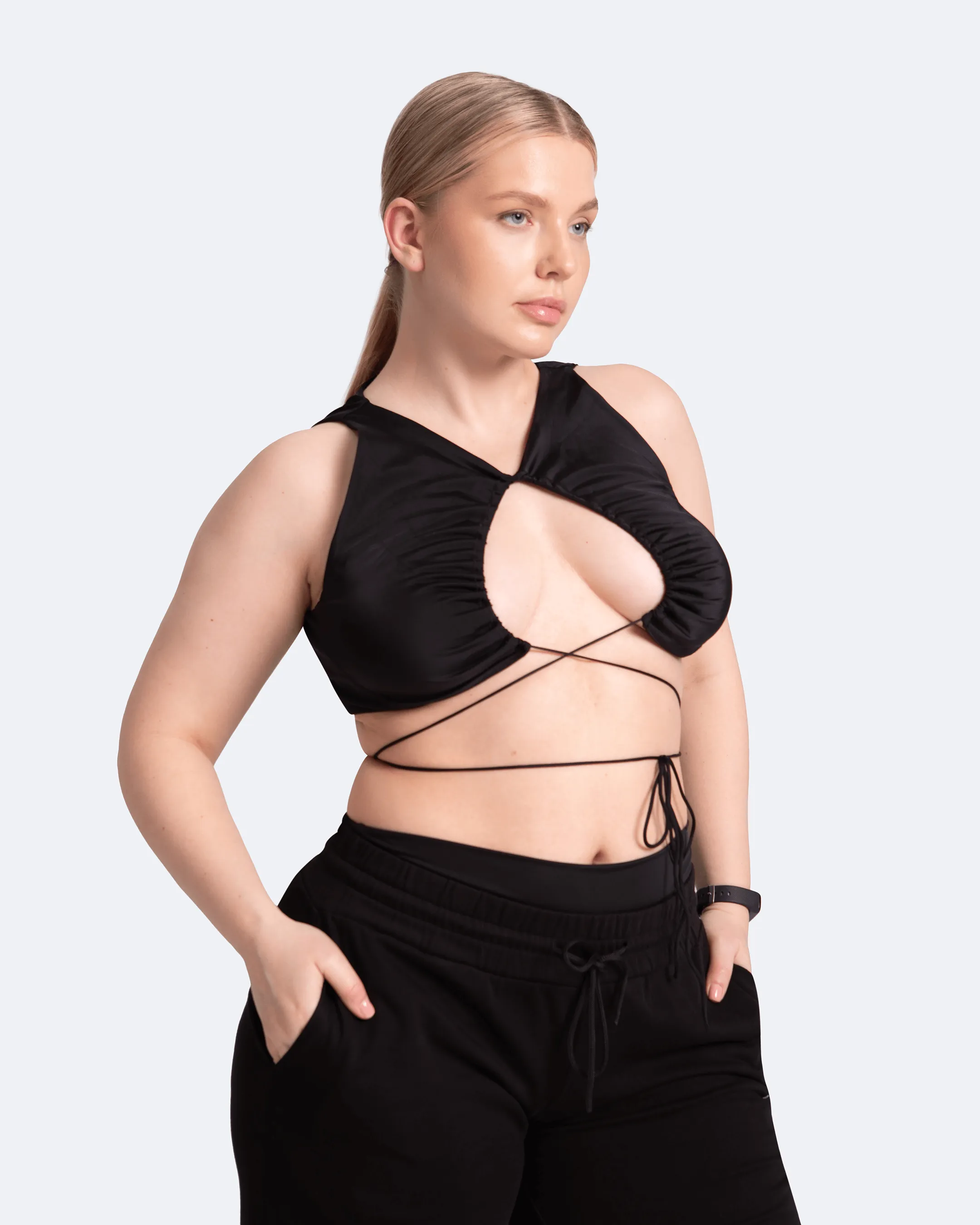 Sexy Front-Tie Support Top