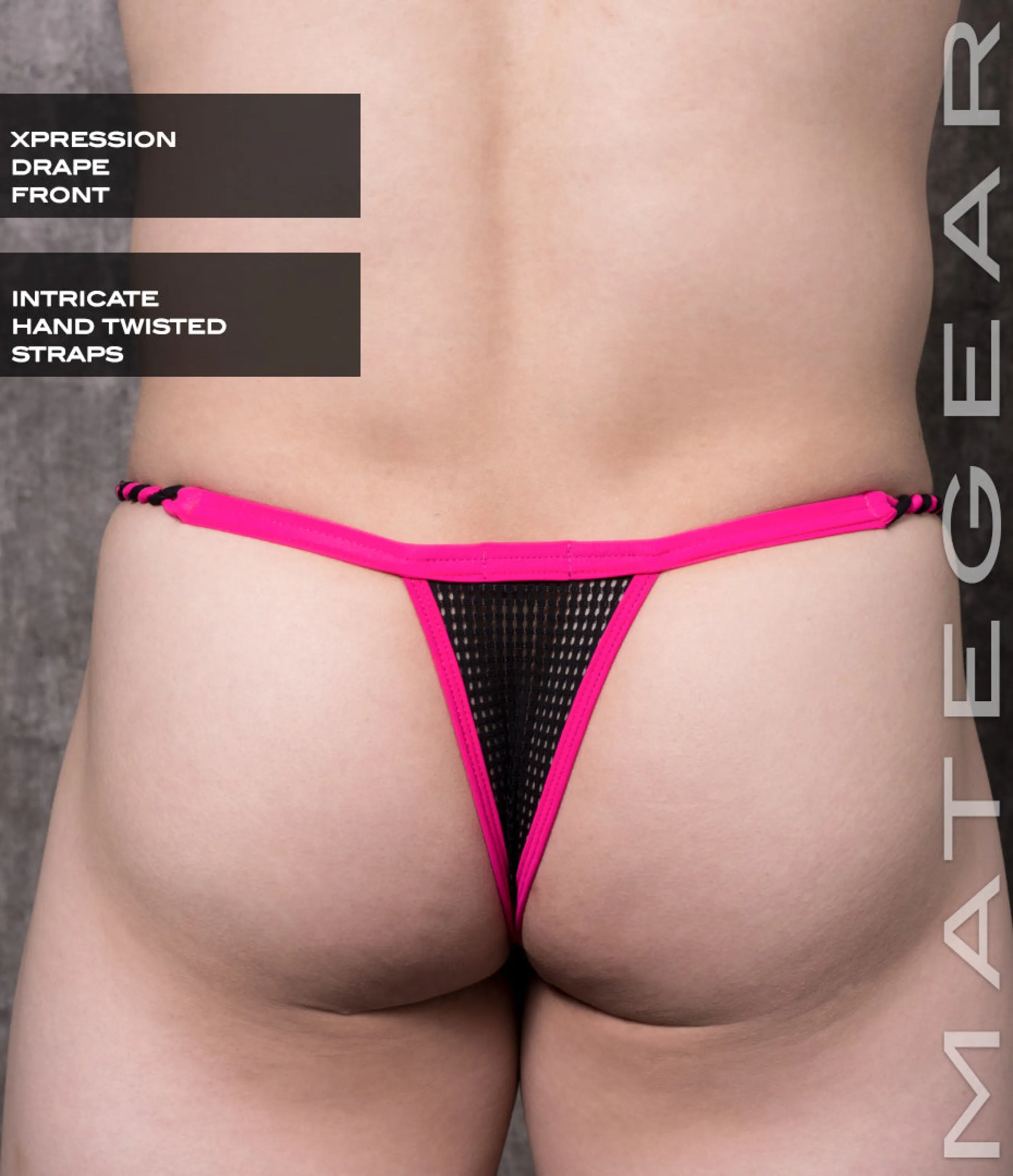 Sexy Men's Underwear Xpression Ultra Sexy Thong - Jin Hyun (Drape Front)