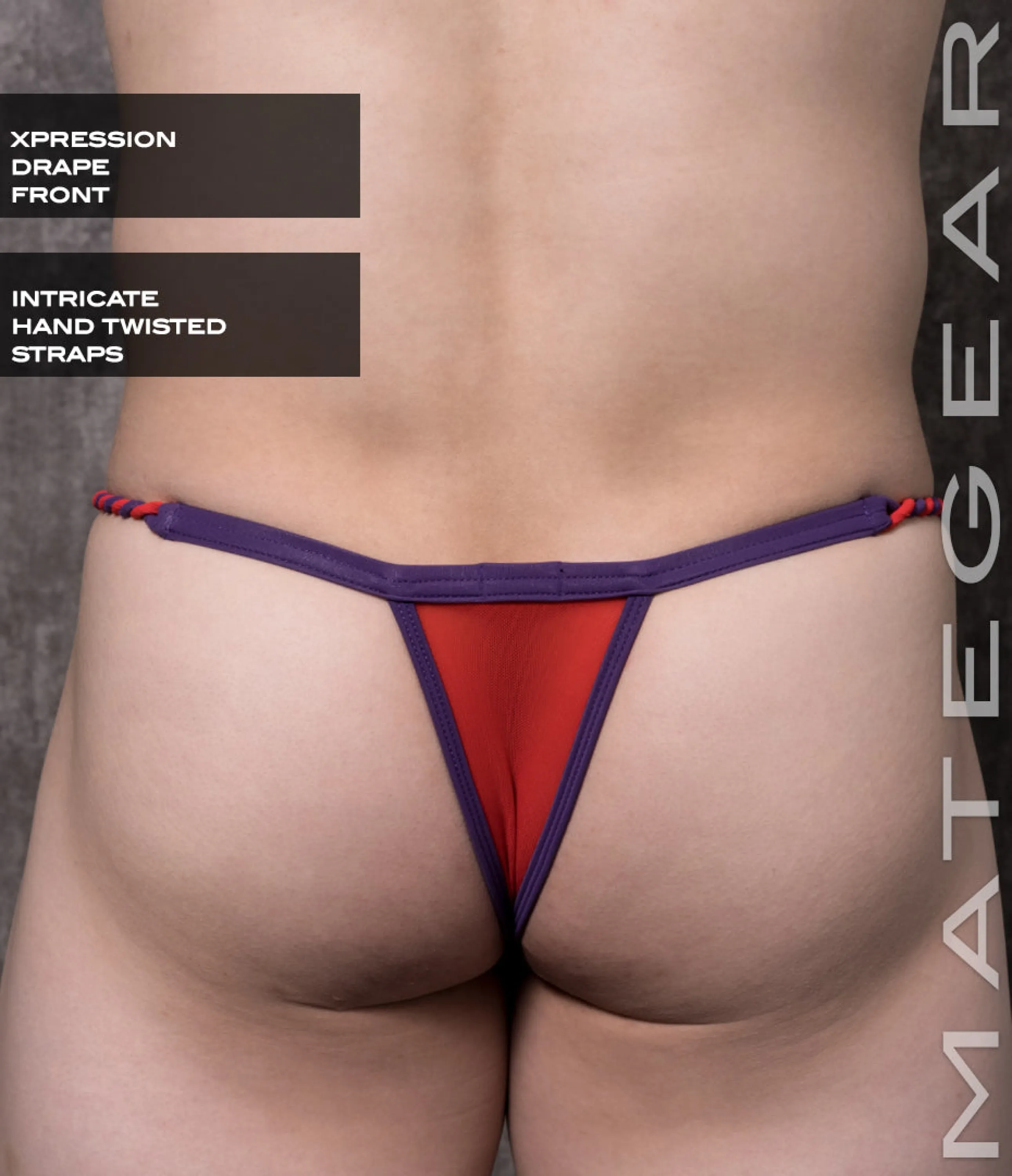 Sexy Men's Underwear Xpression Ultra Sexy Thong - Jin Hyun (Drape Front)