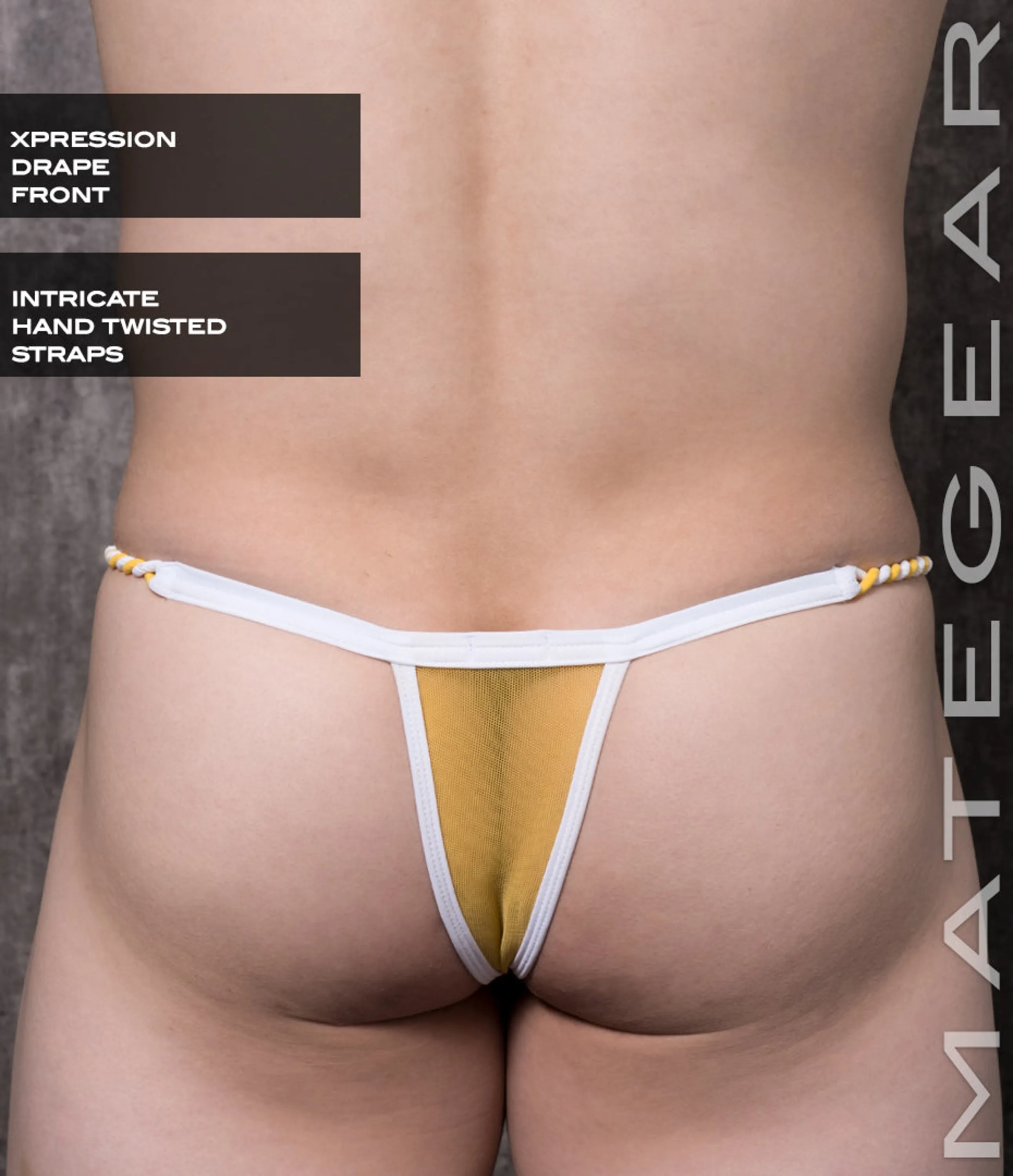 Sexy Men's Underwear Xpression Ultra Sexy Thong - Jin Hyun (Drape Front)