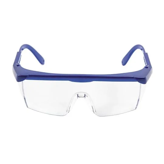 Snow Joe   Sun Joe SGLASS-ADJ Protective Safety Glasses/Goggles with Adjustable Frame, Meets ANSI Z81.7 Standard, Blue