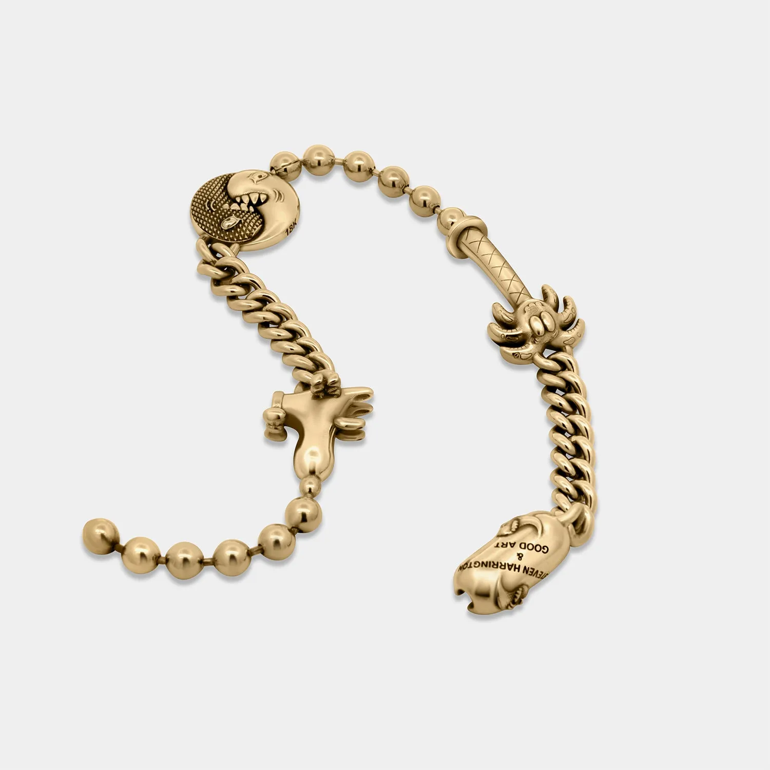 Steven Harrington x Good Art Far Out Bracelet | 18K Yellow Gold