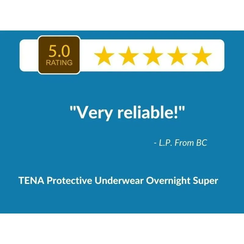 TENA ProSkin Overnight Super Protective Incontinence Underwear