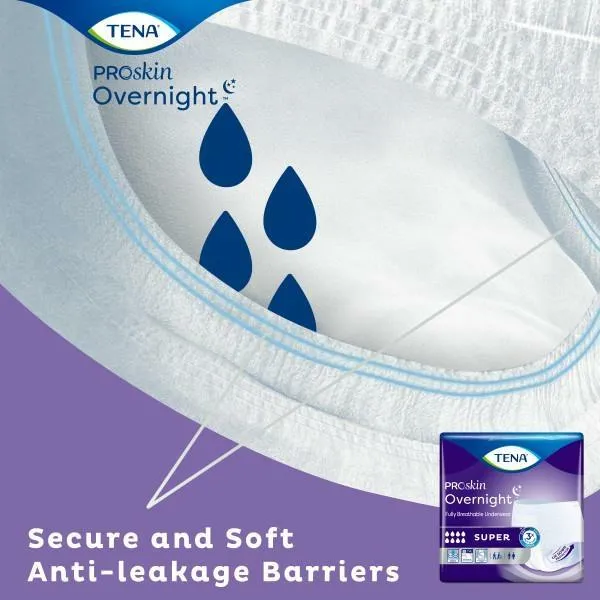 TENA ProSkin Overnight Super Protective Incontinence Underwear