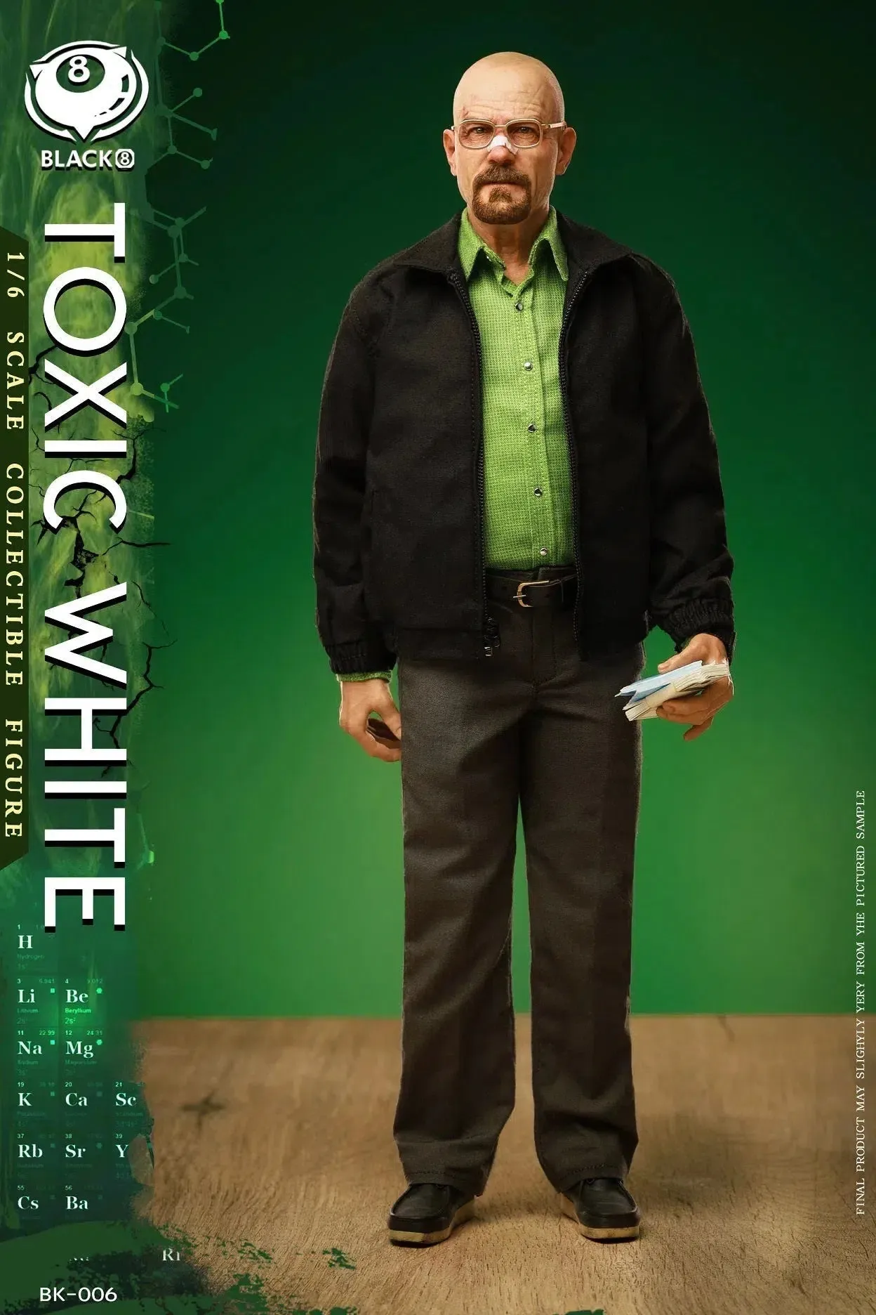 Toxic White: Black 8 Toys: Sixth Scale Figure