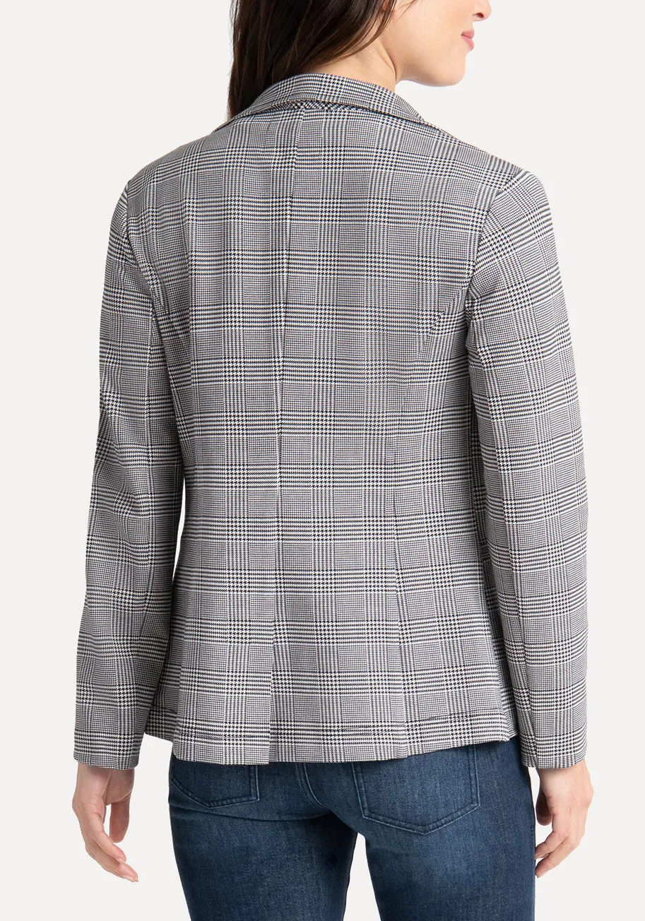 Transcendent Blazer (Glen Plaid)