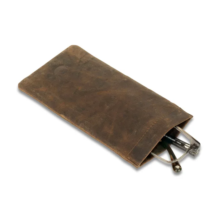 Vintage Leather Glasses Case