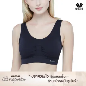 Wacoal Lingerie บราสวมหัว ไร้ตะเข็บ รุ่น WH9C35 สีดำ (BL)