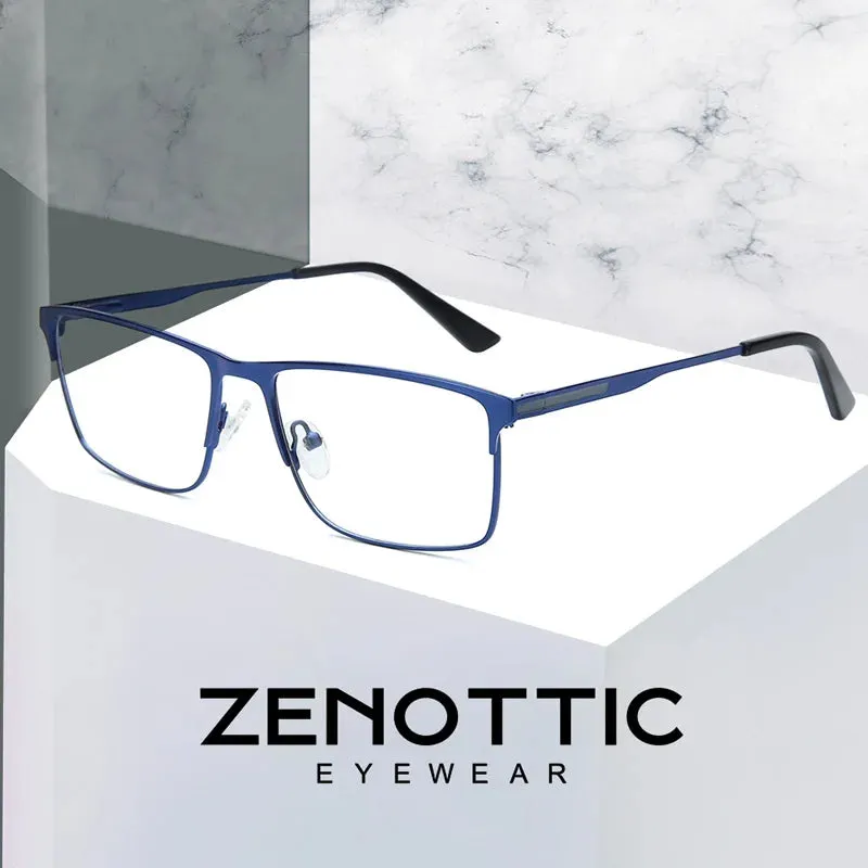 ZENOTTIC Alloy Prescription Men Glasses