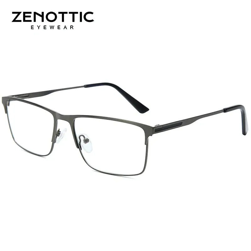 ZENOTTIC Alloy Prescription Men Glasses